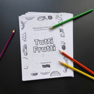 Tutti Frutti Colouring Pages